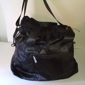 BeBe Becca Sports Drawstring Large Sack/ Tote /w Athletic Mess Bag Inside-NWT